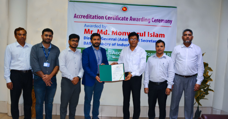 GCL International Bangladesh is now accredited by Bangladesh Accreditation Board (BAB)